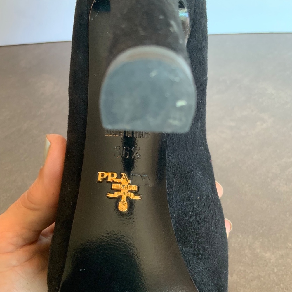 PRADA Black High Heel Booties - Picture 13 of 14